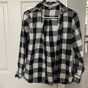 Old Navy buffalo check flannel